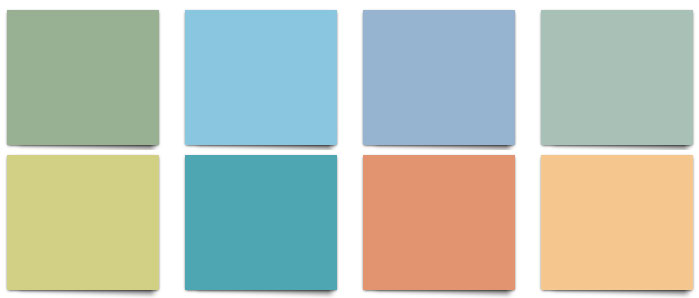 Interior & Exterior Colors Chart