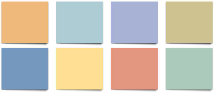 Interior & Exterior Colors Chart